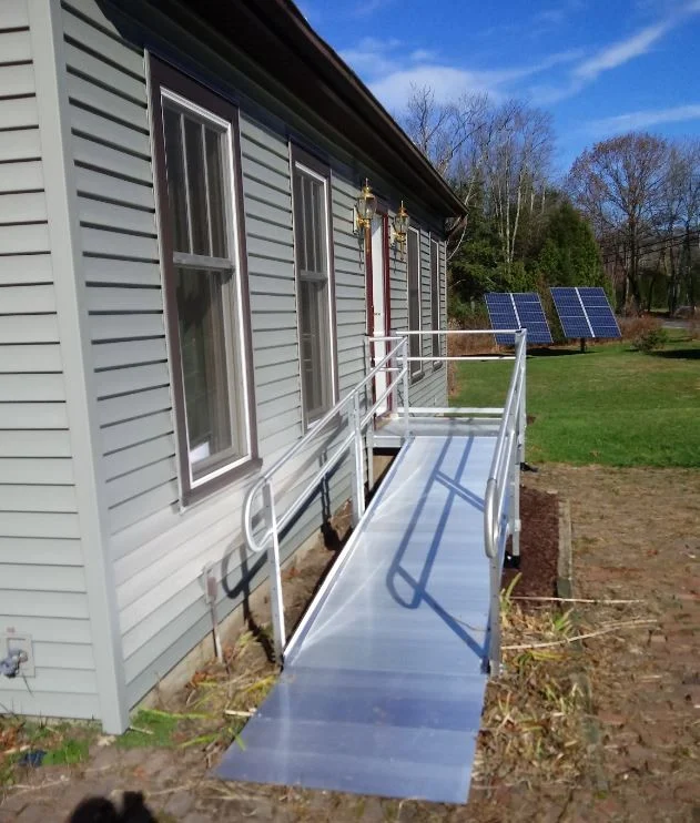 rental wheelchair ramp installed