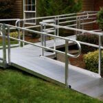 Wheelchair Ramp Wood Aluminum or Concrete